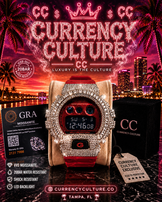 VVS1 Moissanite Iced Out G-Shock
