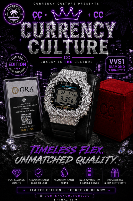 VVS1 Moissanite Iced Out G-Shock DW-5600