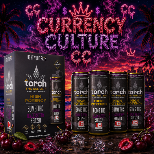 Torch Drinks
Black Cherry High Potency D9 THC Seltzer