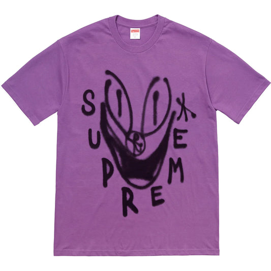 Supreme Smile T-Shirt 'Purple