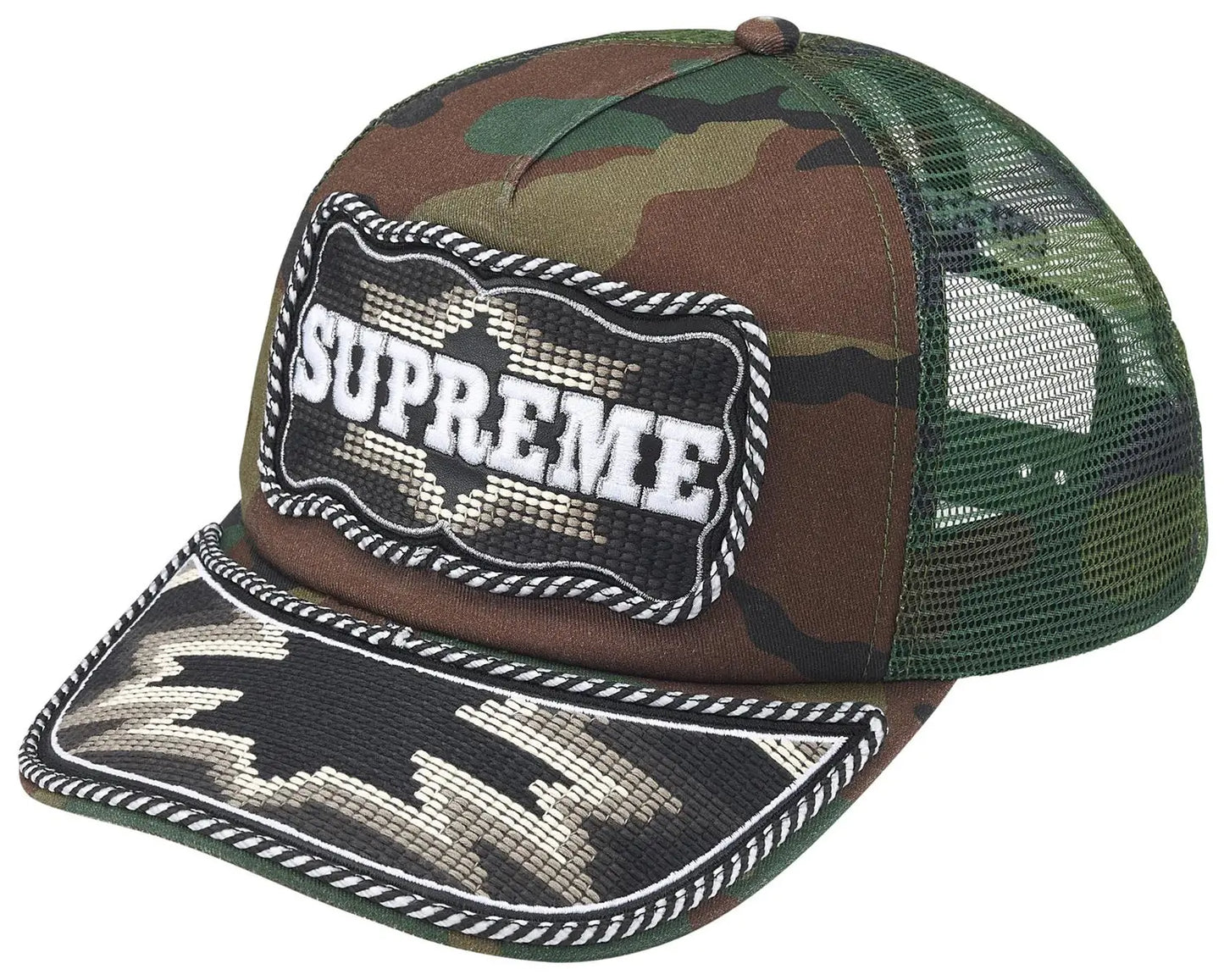 Supreme | western embroidered 5 panel hats SS26
