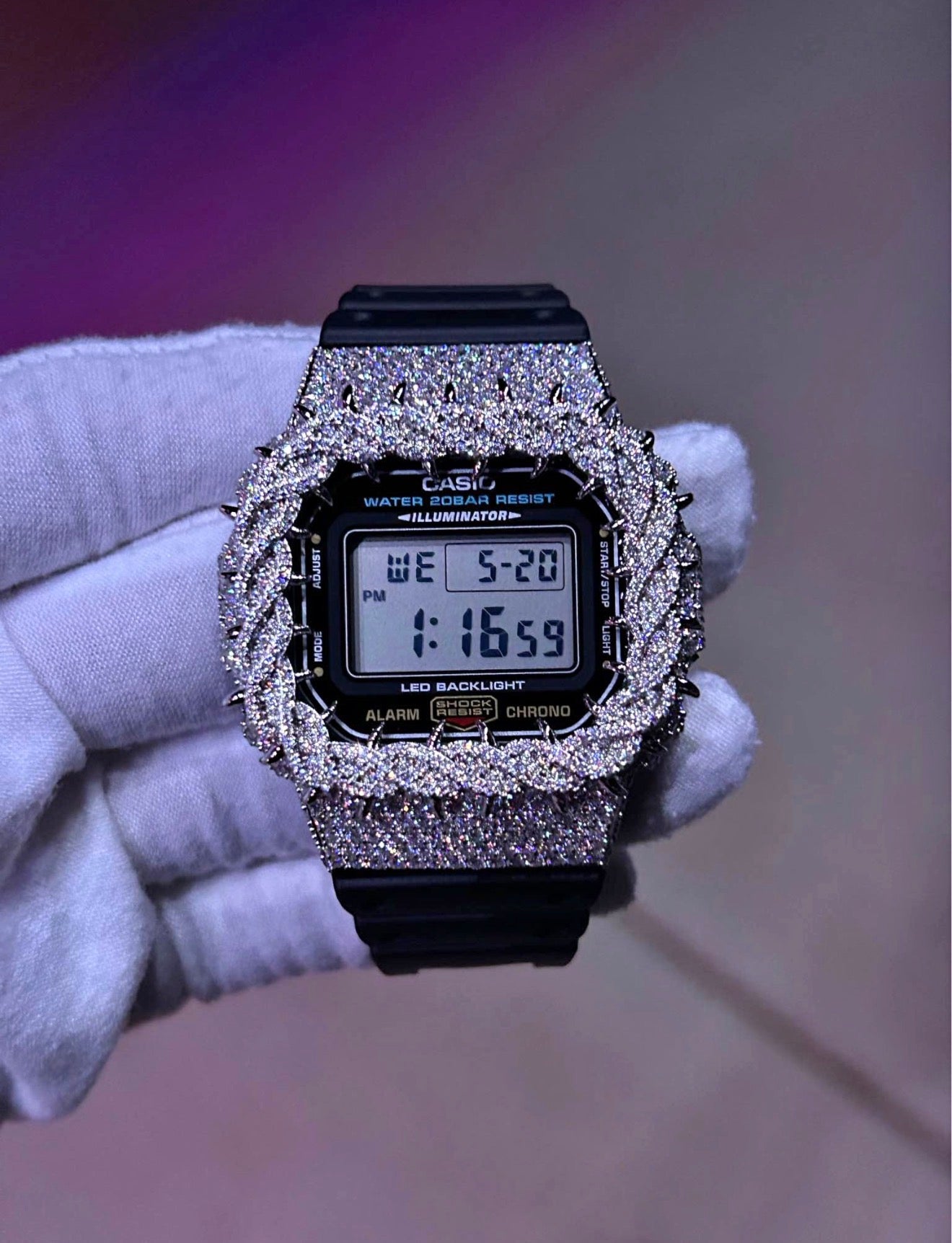 VVS1 Moissanite Iced Out G-Shock DW-5600