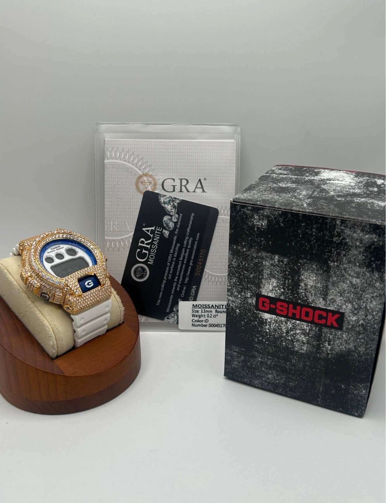 VVS1 Moissanite Iced Out G-Shock