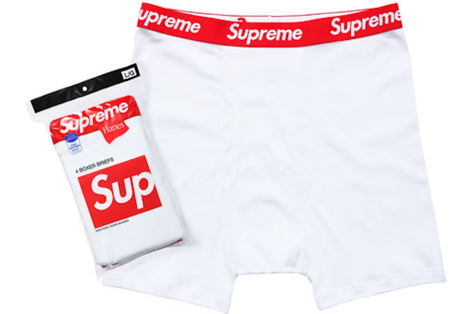 Supreme Hanes Boxer Briefs 2 Pack