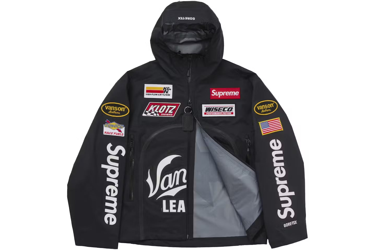 Supreme Vanson leathers Gore Tex Jacket