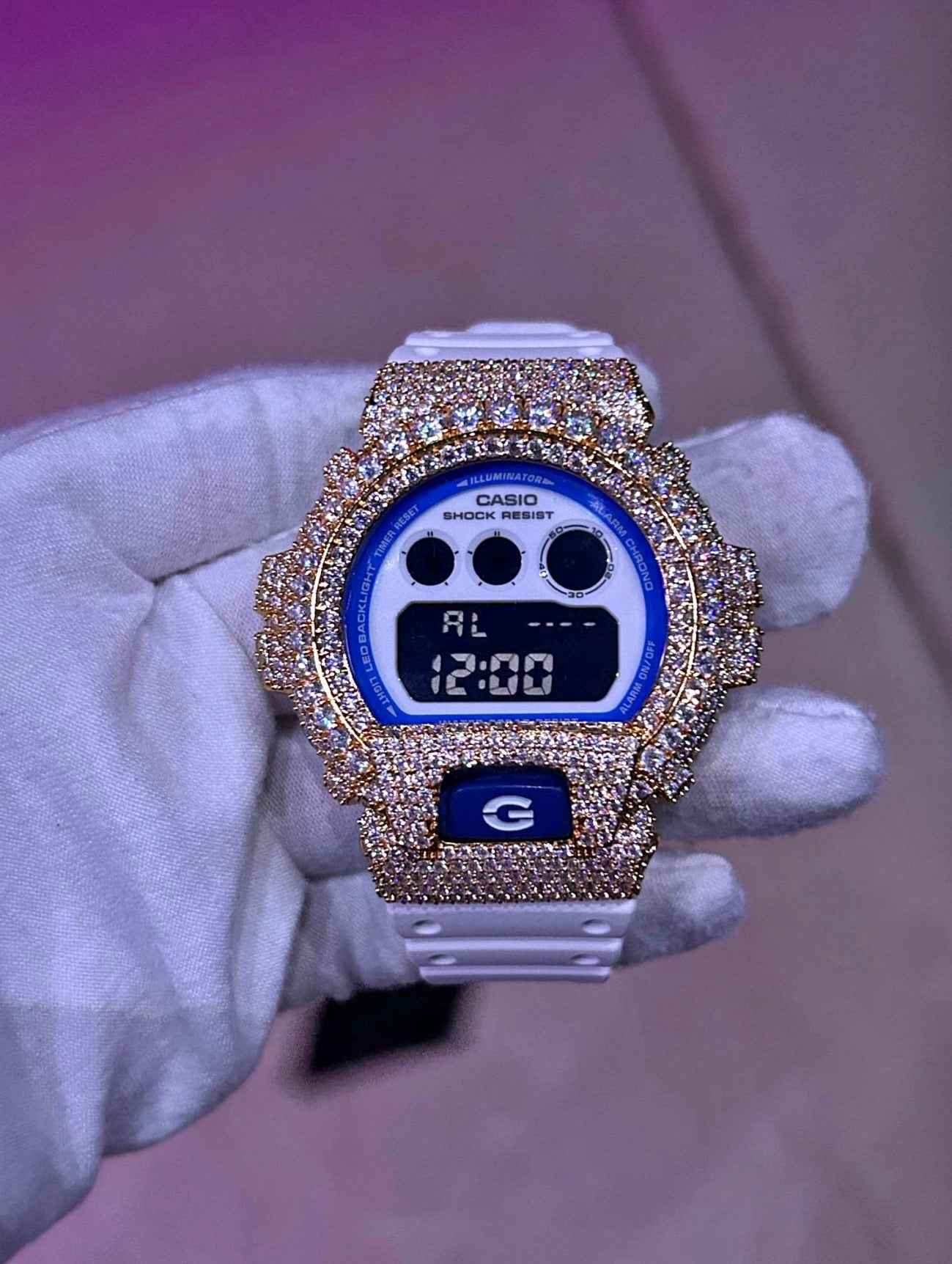 VVS1 Moissanite Iced Out G-Shock