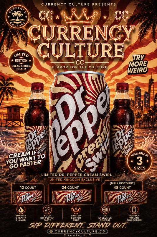Limited Dr. Pepper Cream Swirl                 - UNITED KINGDOM