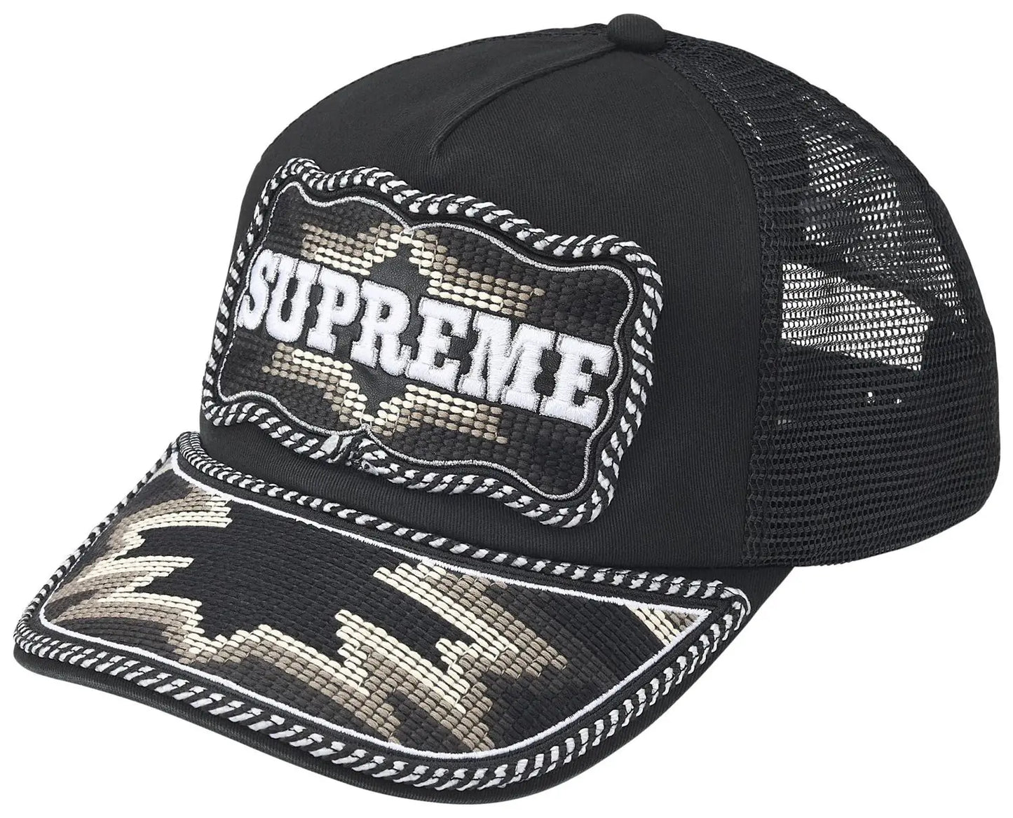 Supreme | western embroidered 5 panel hats SS26